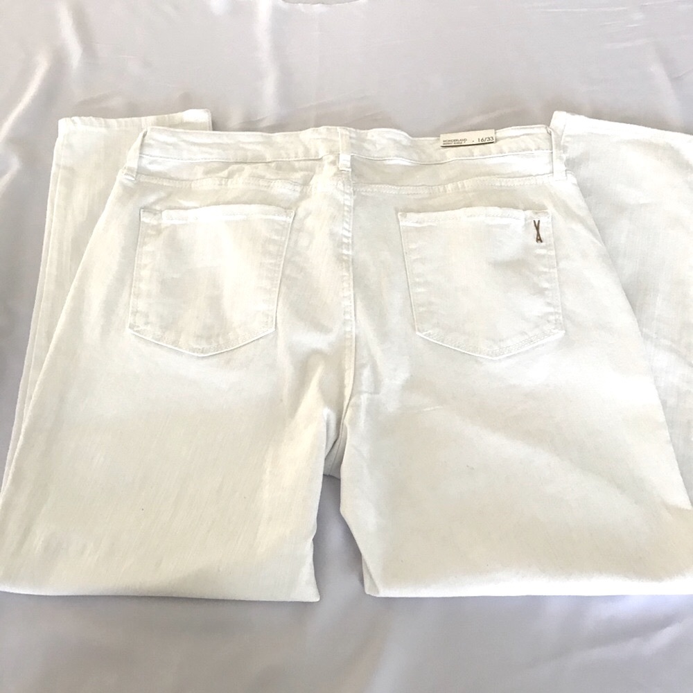 White Skinny Ankle Jeans, Women's Size 16 NWT - Picture 2 of 6